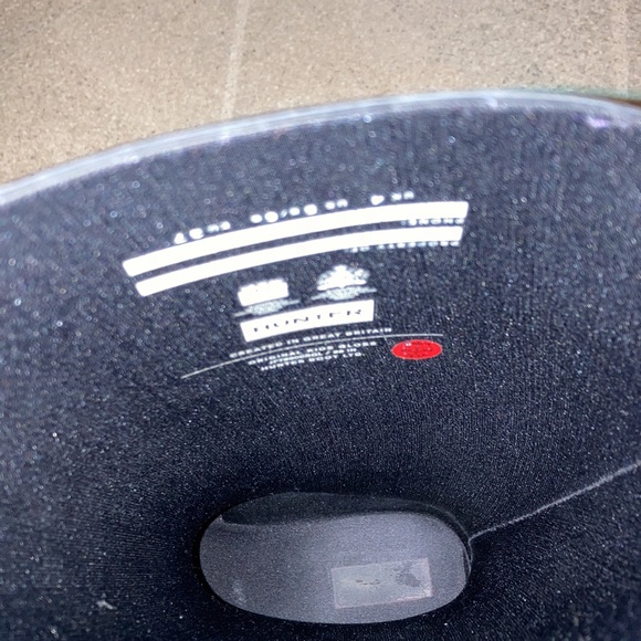 Hunter boots black with Hunter socks mint condition - Picture 4 of 10